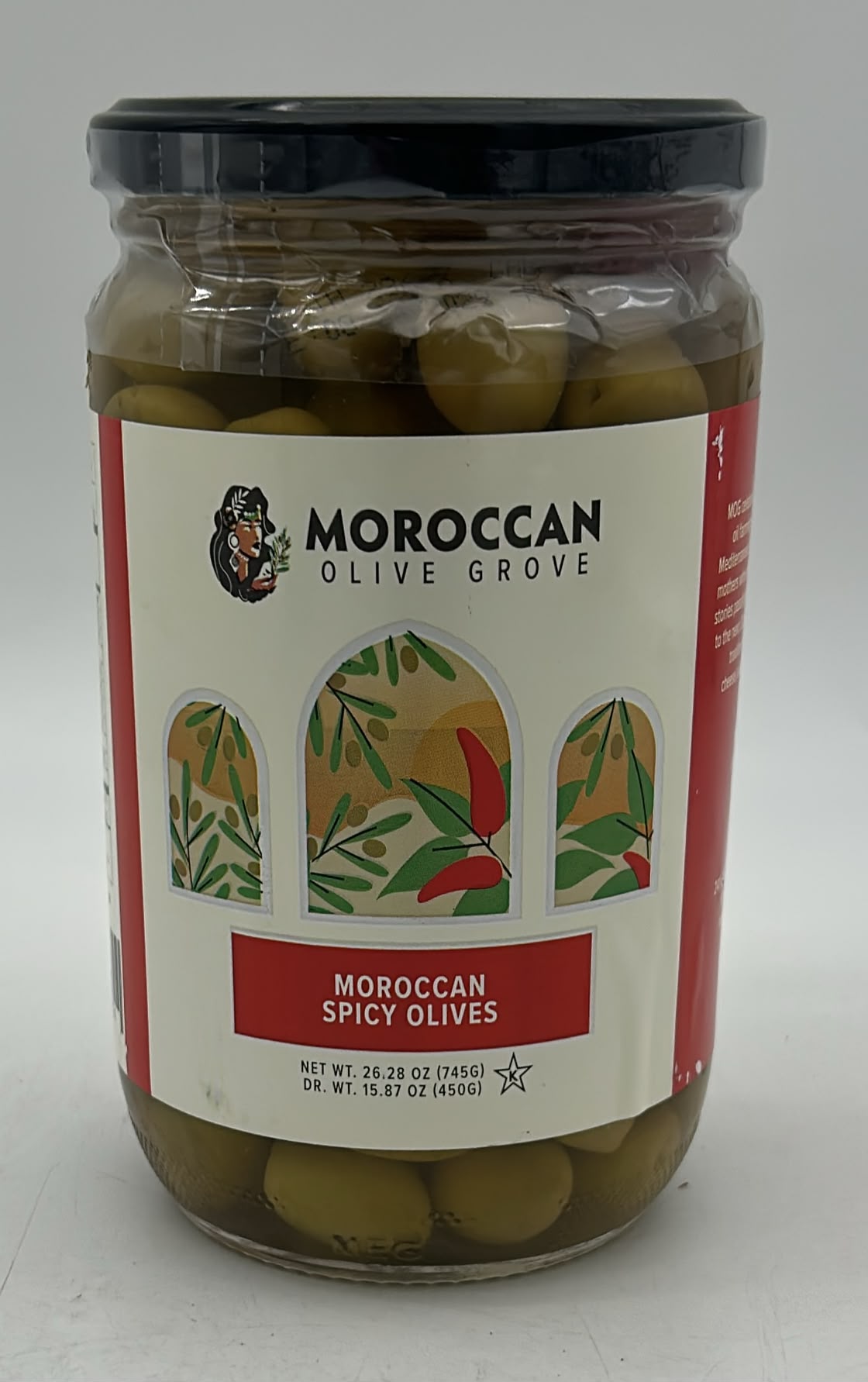 OLV 2621 - MOROCCAN SPICY OLIVES (JARS)