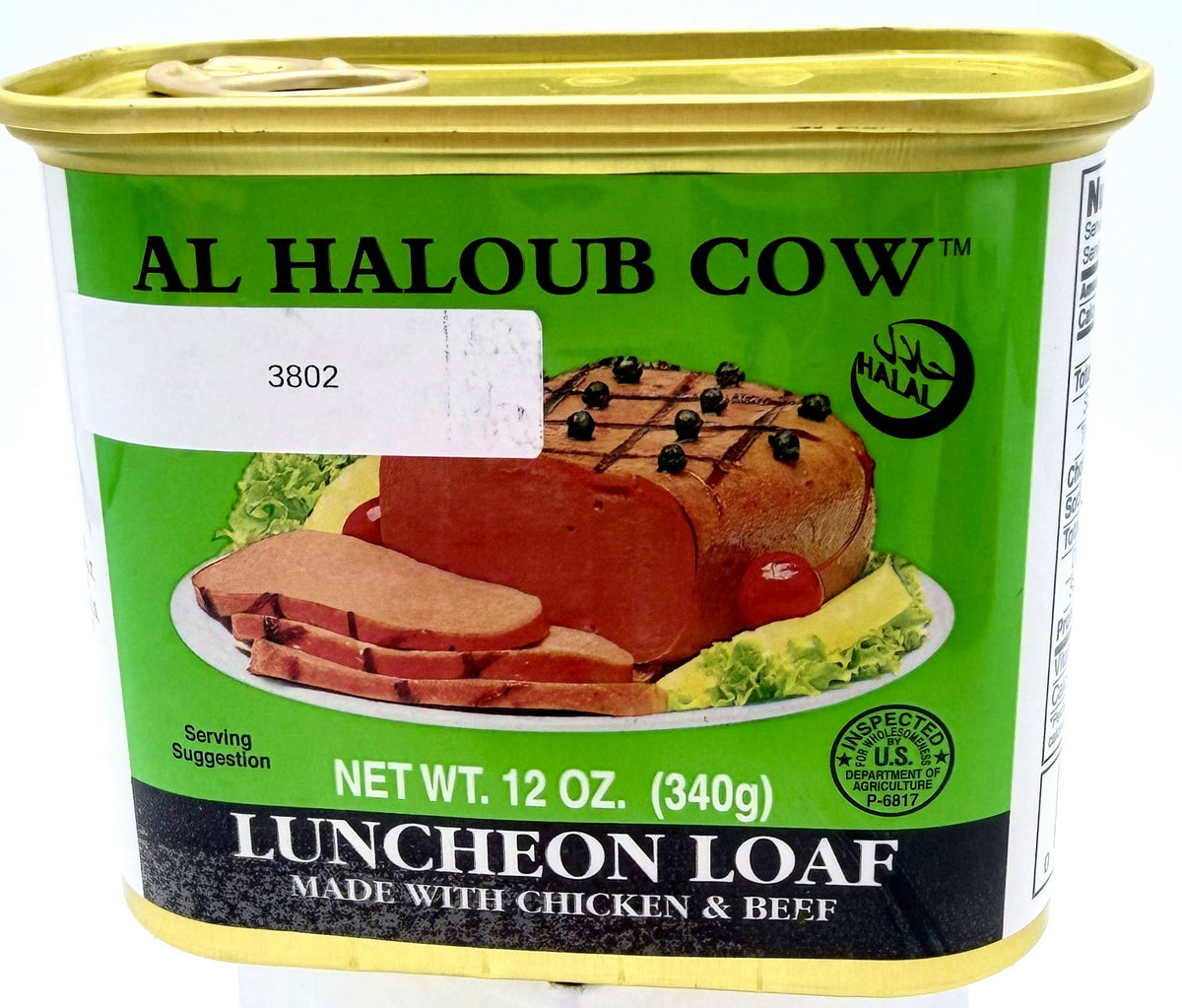 CMT 3802- Al Haloub-HALAL LUNCHEON BEEF &amp; CHICKEN