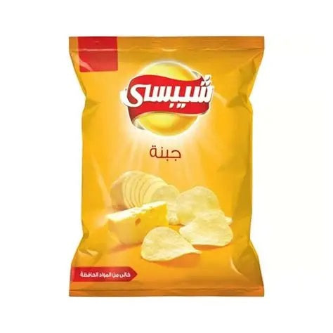 Ships chips packaging with brand logo and product image on a white background